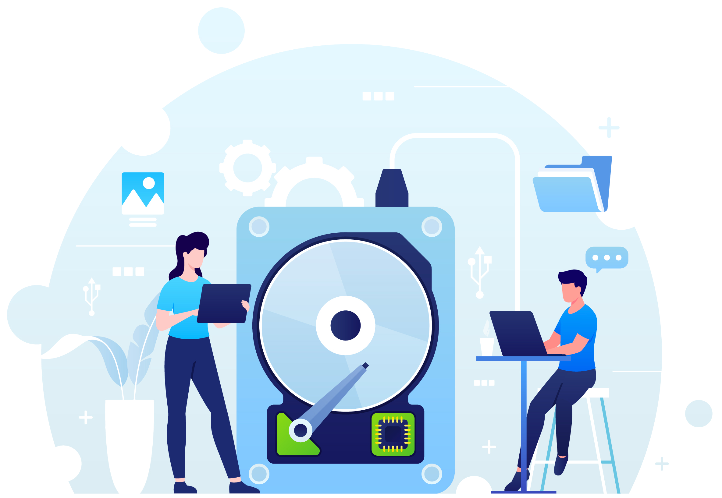 Web Development Illustration