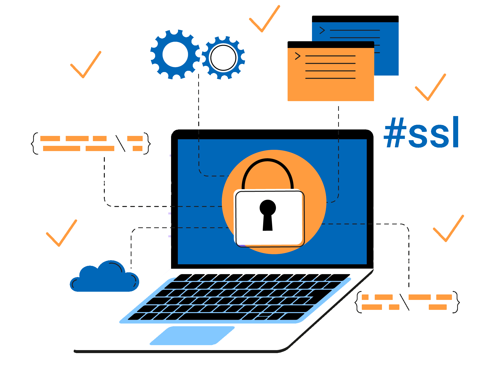 Web Development Illustration