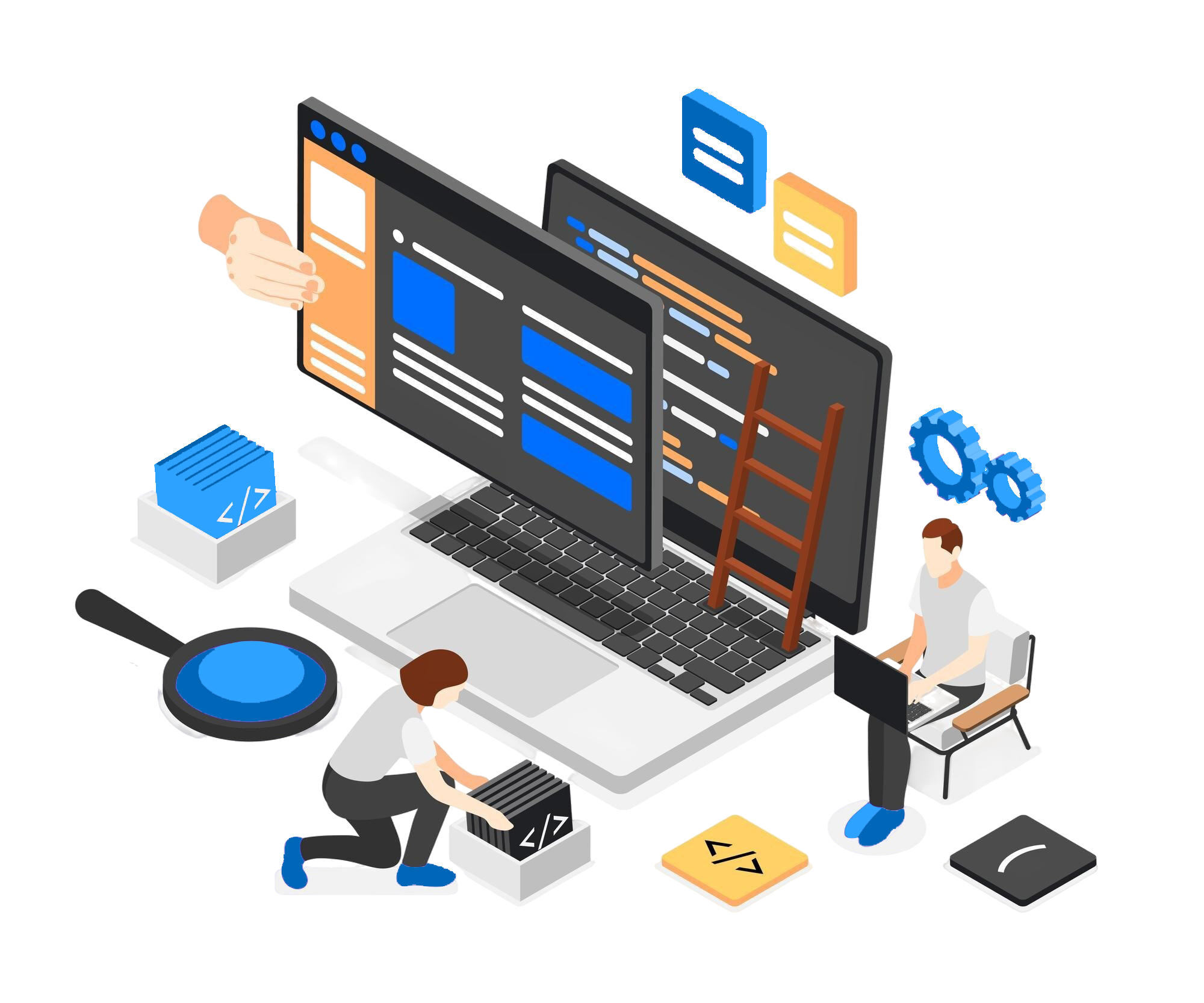 Web Development Illustration